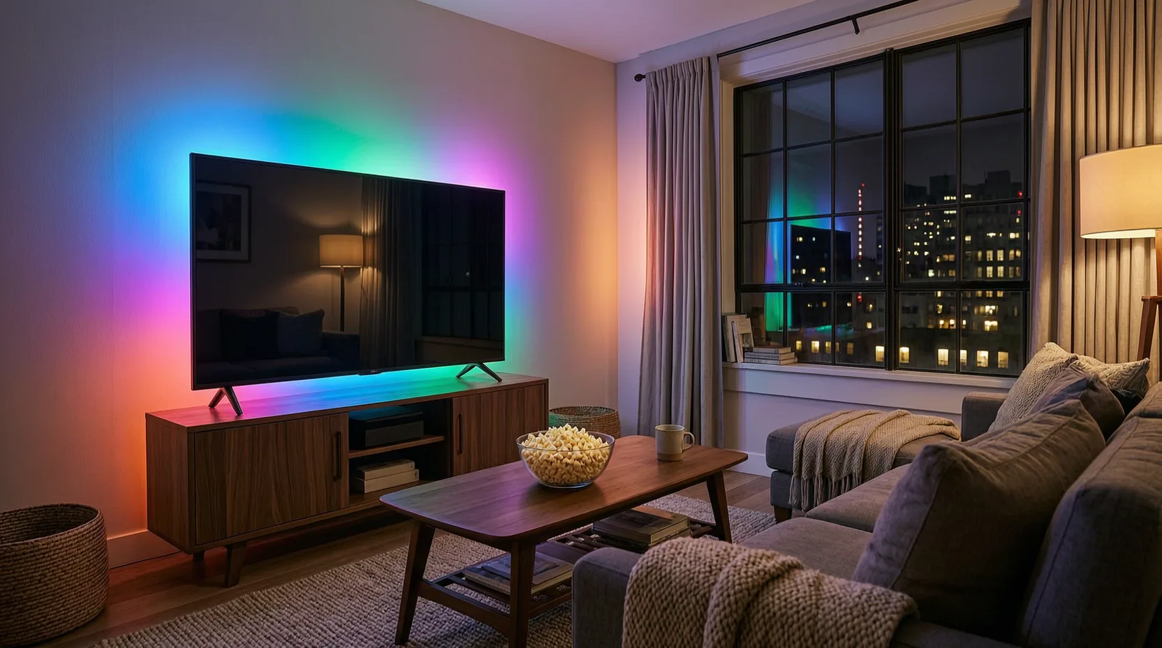 The "Movie Night" Kit β One-Tap Home Theater for Renters
