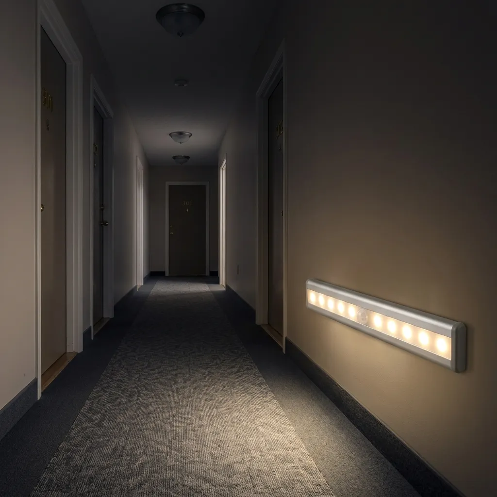 Hallway — no more fumbling for switches at night