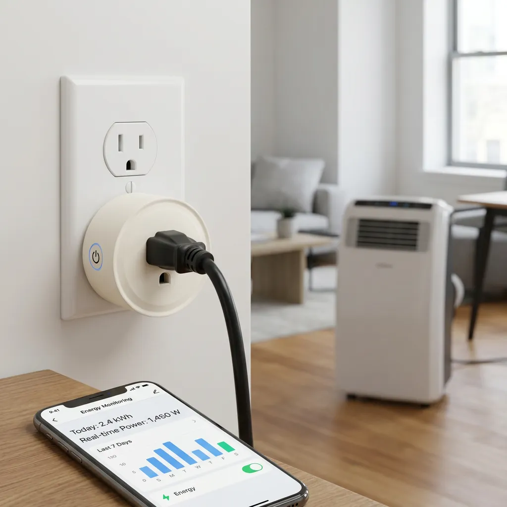 Track real-time power, voltage, and cumulative kWh