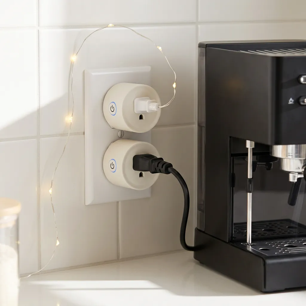 Compact design leaves second outlet free