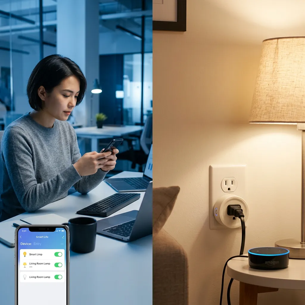 Control from anywhere — phone app interface